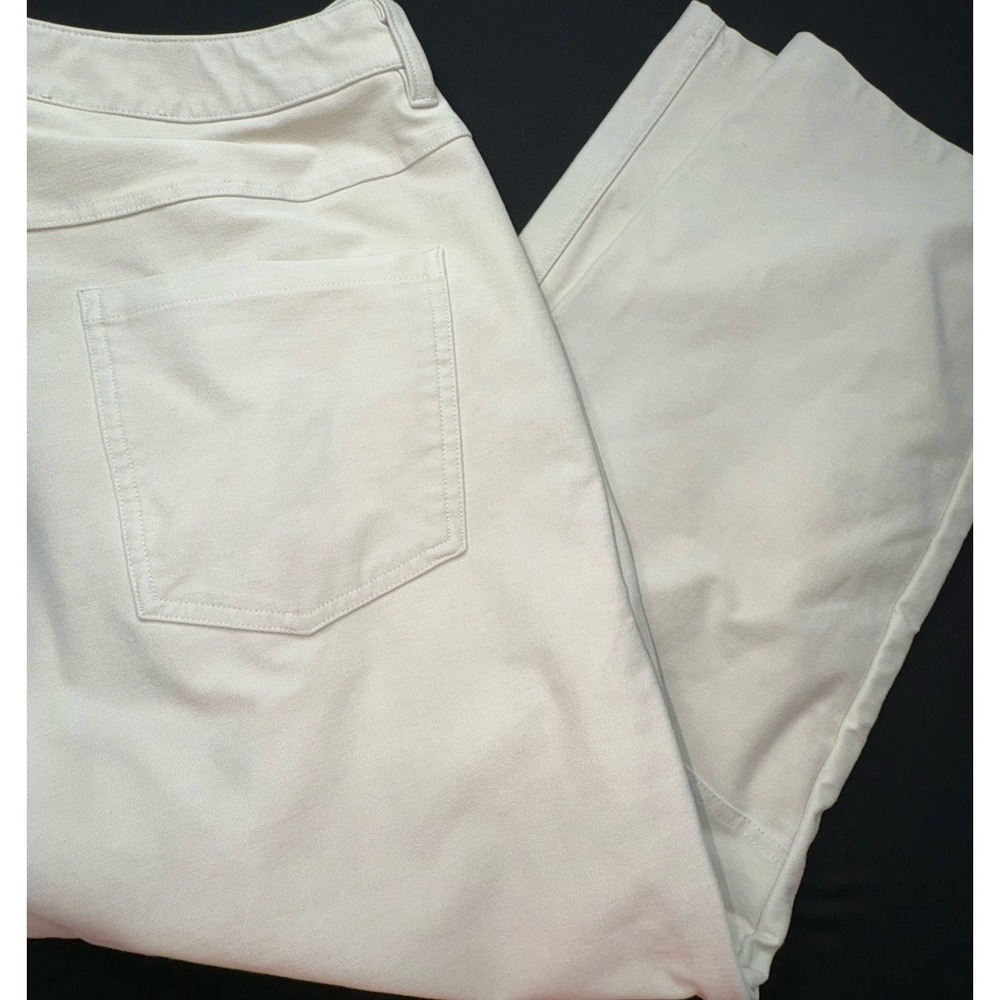 Lululemon ABC Crop Pants Mens 34x27  Relaxed Fit Utilitech Canvas 5-Pocket Tan